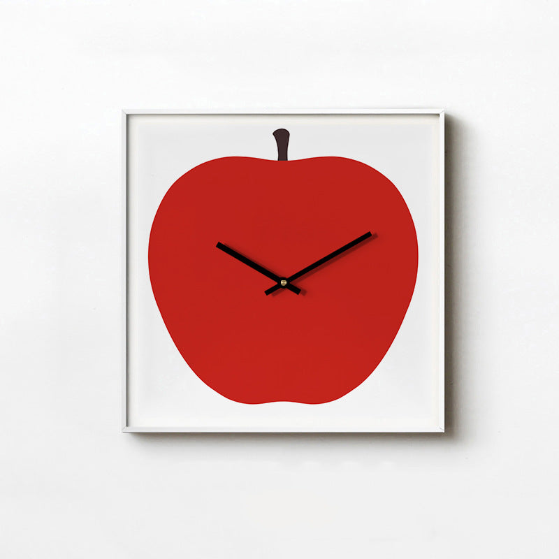 Photo-Frame Style Silent Wall Clock — 16" Square (Acrylic)