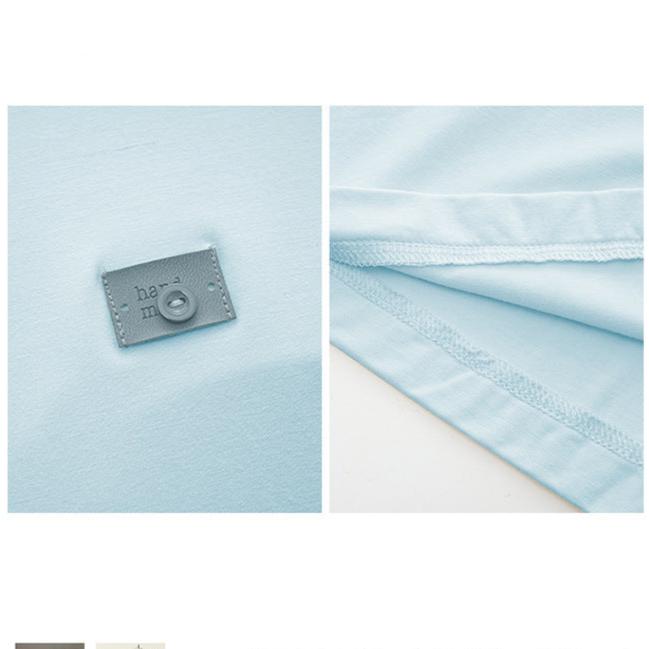 Long Sleeve Collar Matching Pajamas Set 100% Cotton