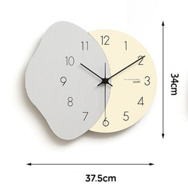 Modern Style Nordic Silent Wall Clock 37cm