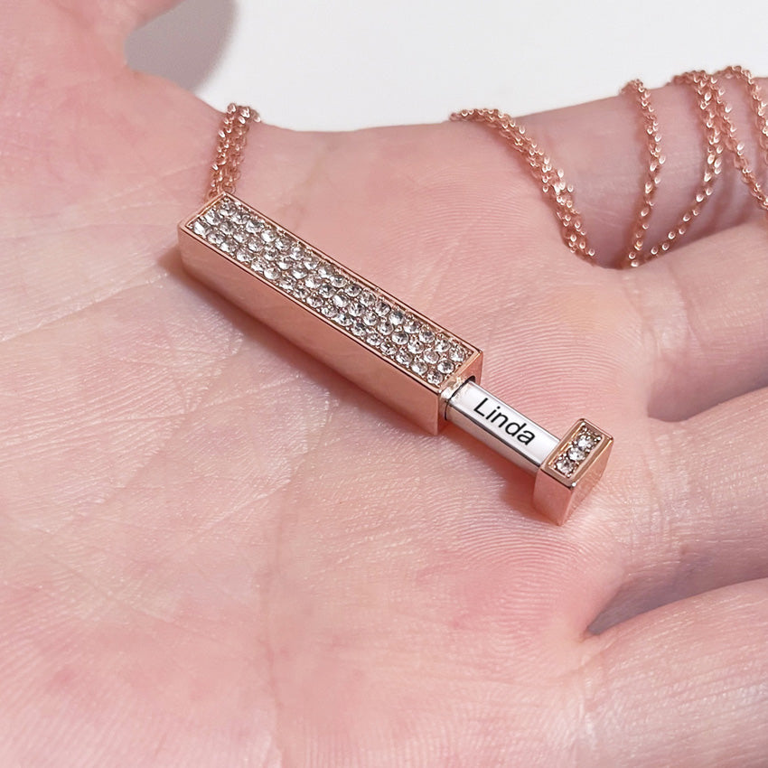 Secret Message Pendant Necklace for Her