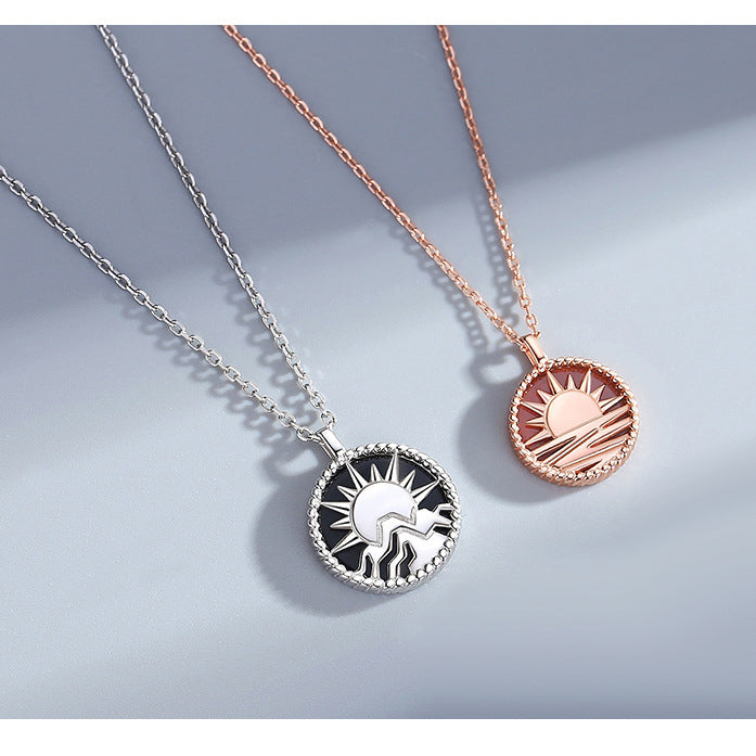 Matching Sun and Moon Couple Jewelry Set for Two