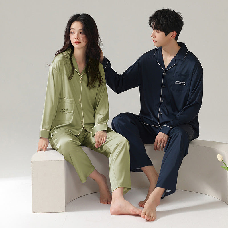 Matching Family Silk Pajamas Set for Two