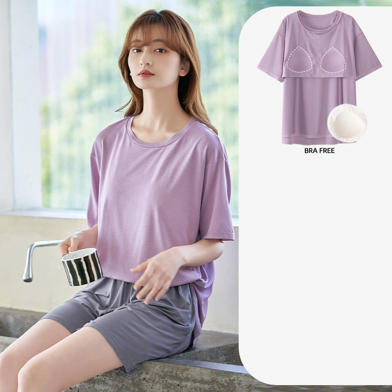 Two-Piece Summer Pajama Set for Women