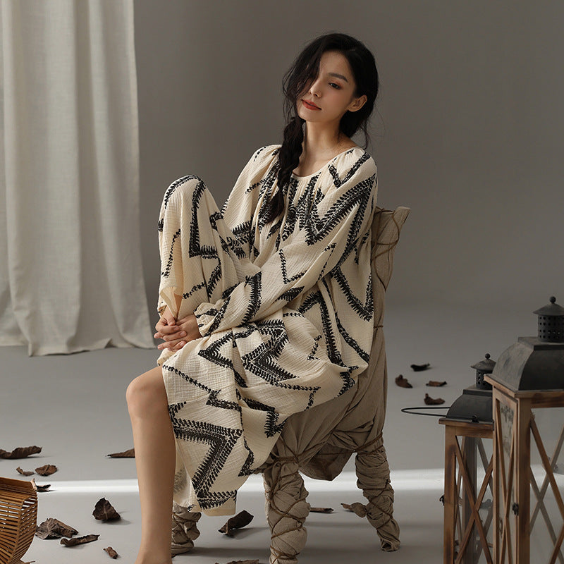 Modern Cozy Couples Pajamas Set - 100% A-Grade Cotton