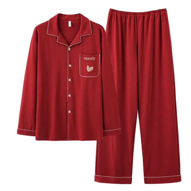 Wedding Nightdress Bride and Groom Red Pajamas