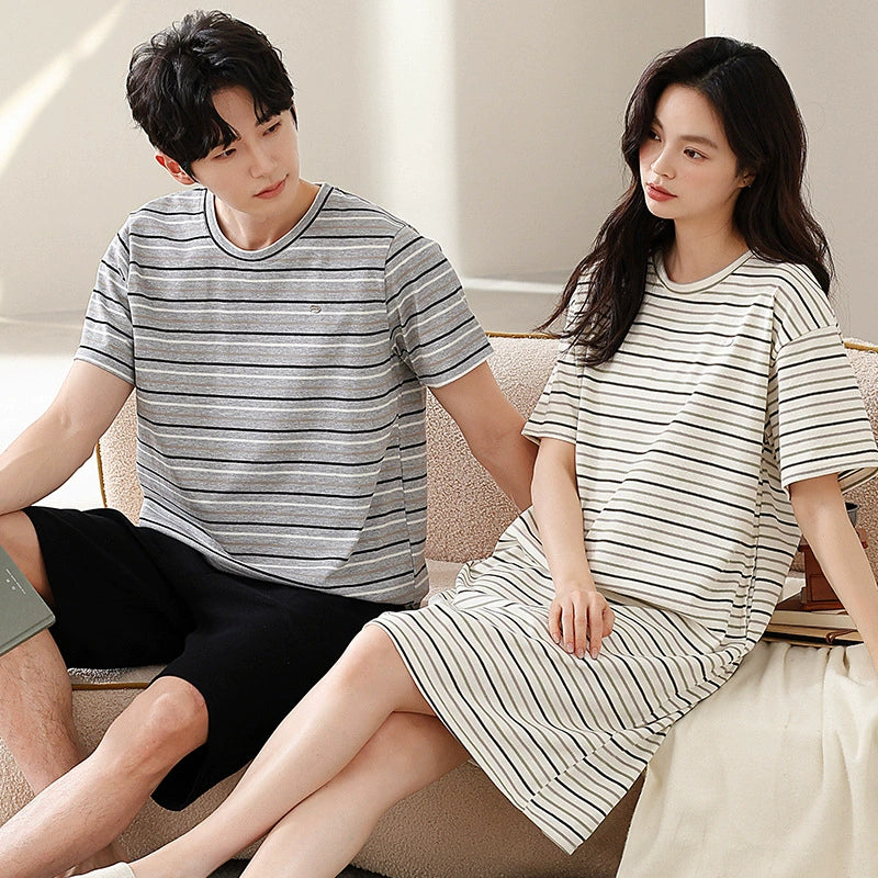 Gullei™ Striped Sleepwear Set 100% Organic Cotton