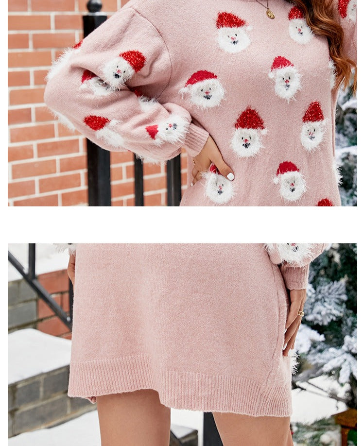 Womens Xmas Sweater Santa Sweatshirt