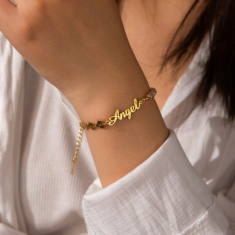 Personalized Beaded Name Bracelet