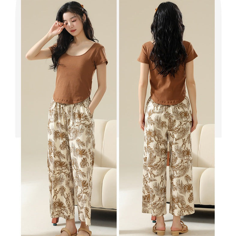 Summer Cotton Pajamas Set for Women