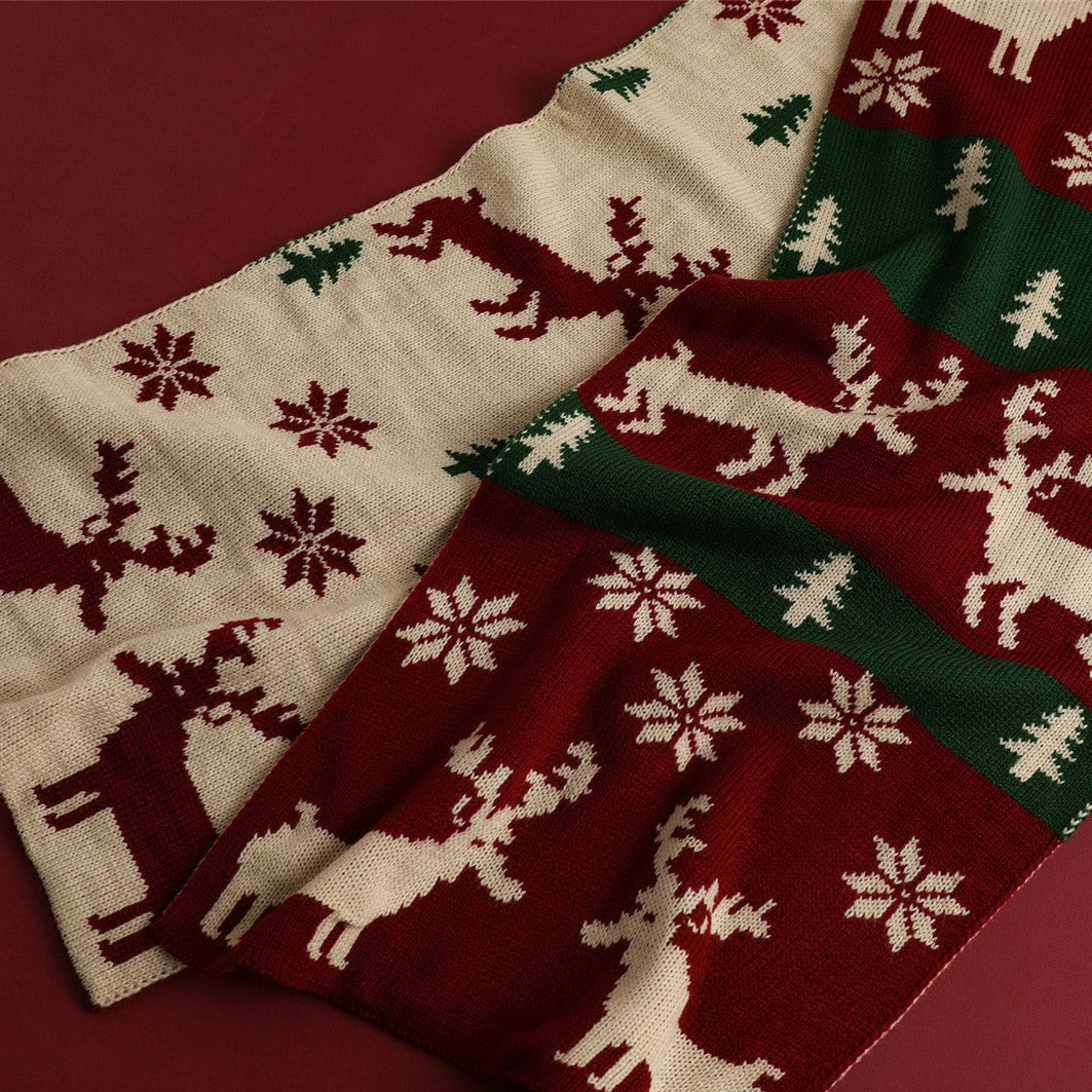 Cute Xmas Scarf for Girls