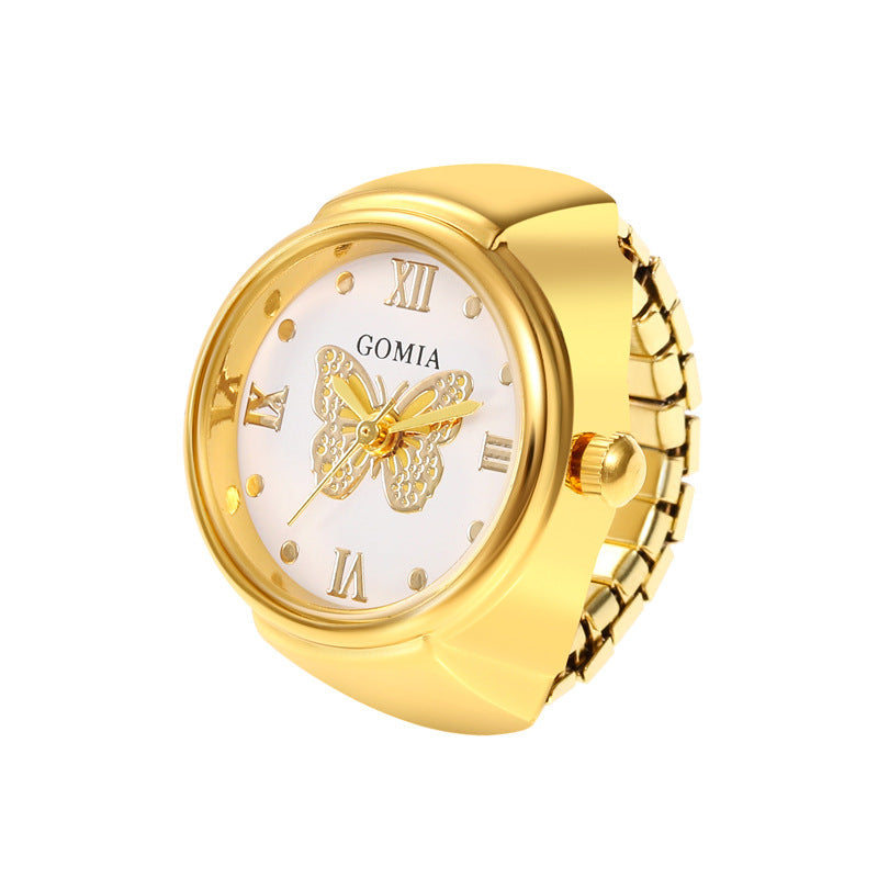 Gullei™ Butterfly Dial Fully Functional Watch Ring - Adjustable Size