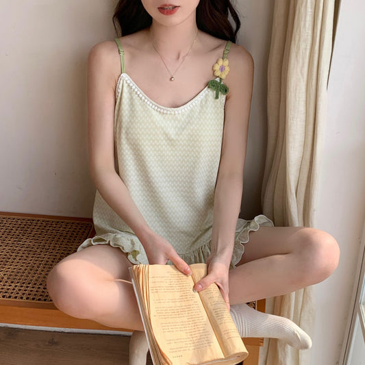 Slip Suspender Summer Nightdress 100% Polyester