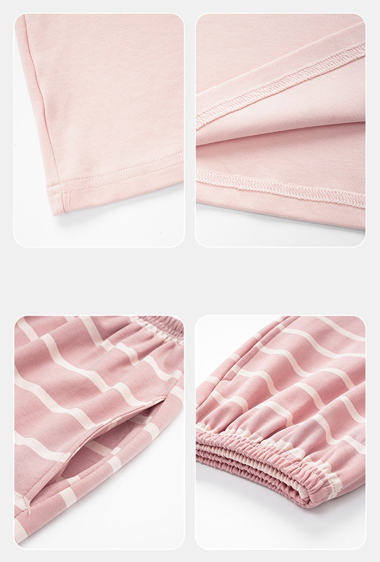 Soft Lounge Couple Pajamas – Cotton Sleepwear with Sleepy Puppy Prints by Gullei