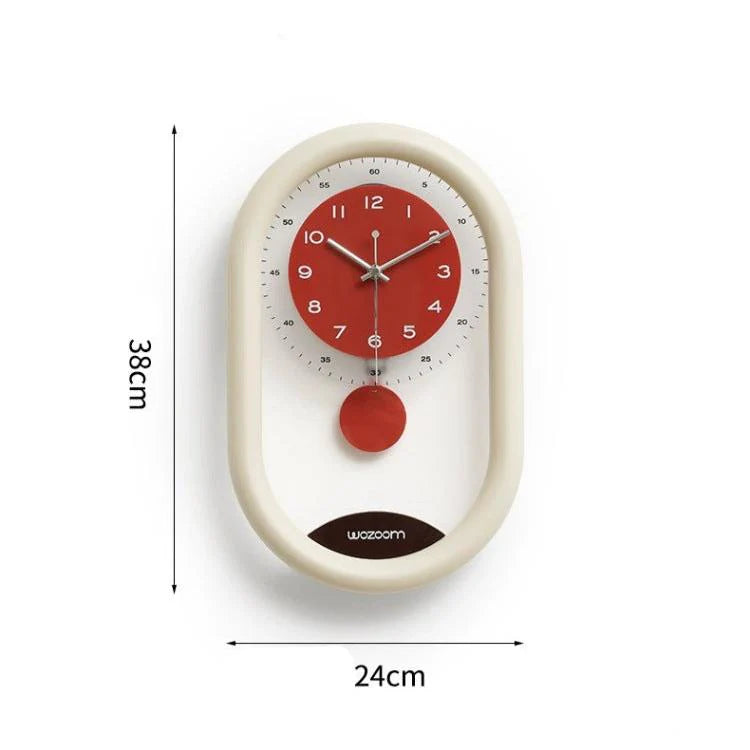 Gullei™ Creative Artistic Pendulum Silent Wall Clock