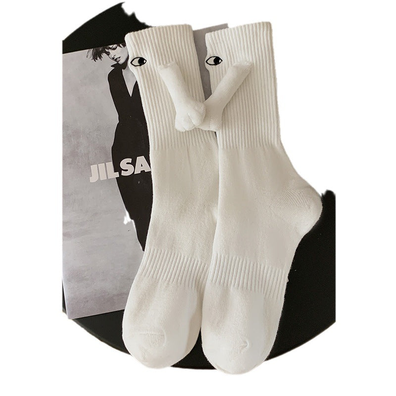 Fun Gifts for Couples Holding Hands Matching Socks 2 Pairs Set