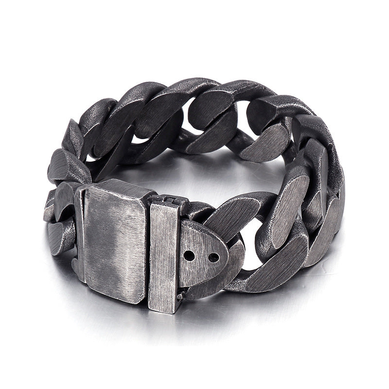 Custom Mens Chain Bracelet 22cm