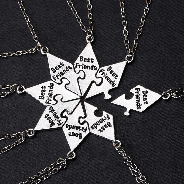 Best Friends Necklaces Set for 8