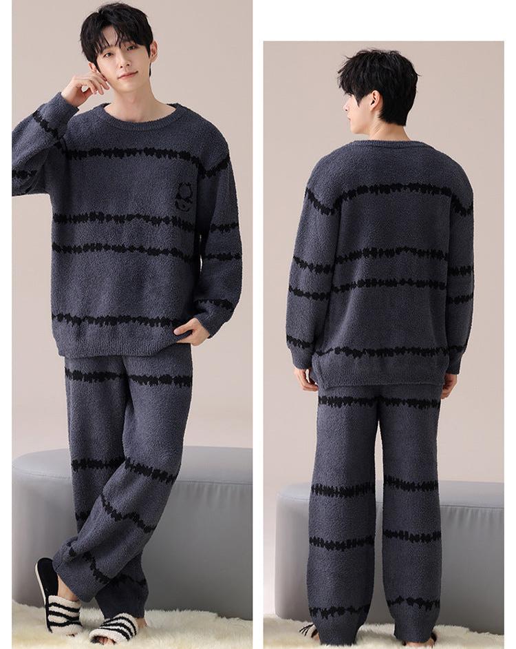4-Piece Cozy Flannel Pajamas for Couples