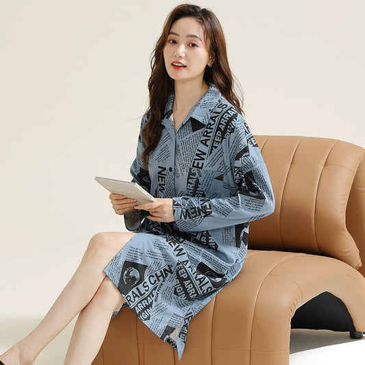 Gullei™ Long Shirt Fashion Nightdress Organic Cotton