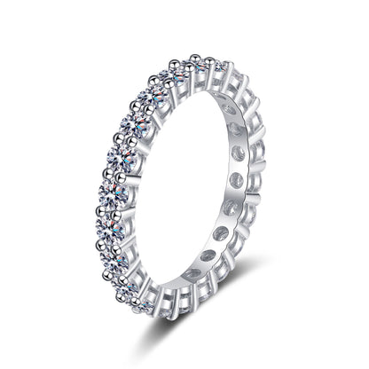 2 Carats Moissanite Stackable Women Ring
