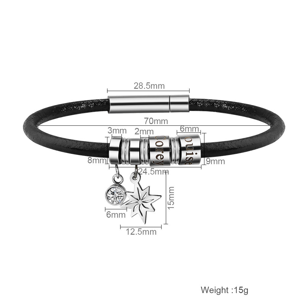 Personalized Birthstone Family Bracelet