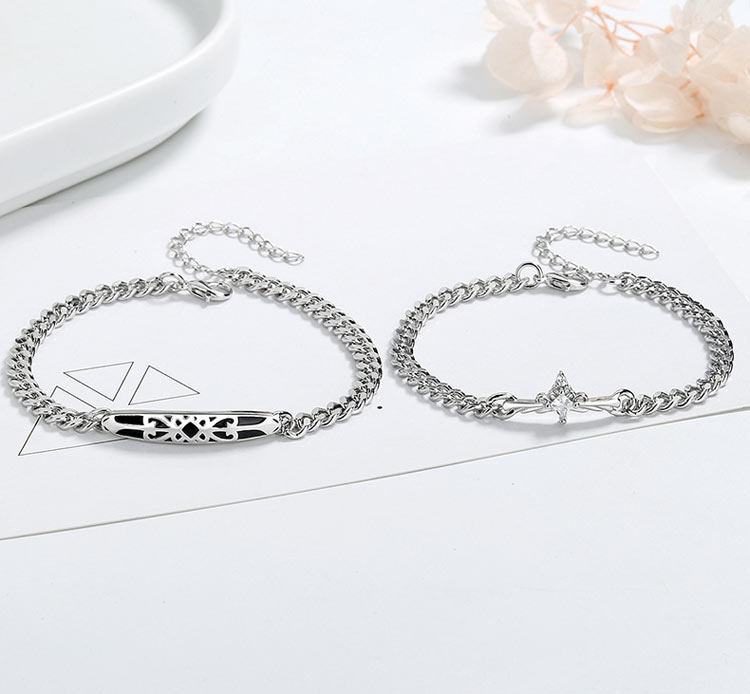 Crown Couple Relationship Bracelets Set for 2
