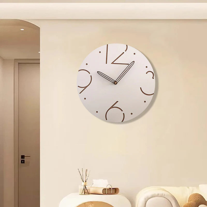 Big Numbers Circular Wall Décor Clock