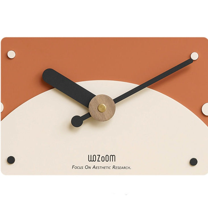 Minimalist Circular Pendulum Silent Wall Clock