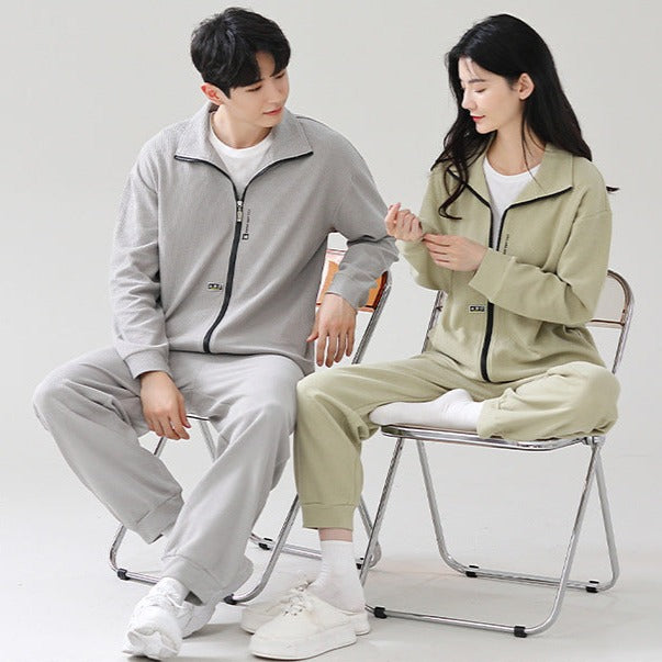 Matching Jumper Pajamas Set for Couples 100% Cotton