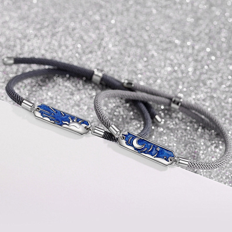 Sun Moon Promise Bracelets for Him and Her
