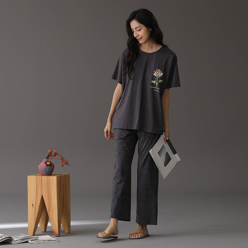 Premium Cotton 4-Piece PJs/Loungewear for Couples