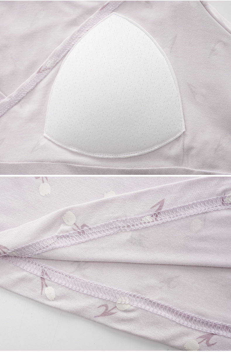 3-Piece Maternity Soft Sleepwear Set