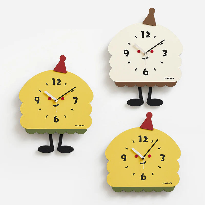 Gullei™ Christmas Theme Cartoon Kids Bedroom Silent Clock