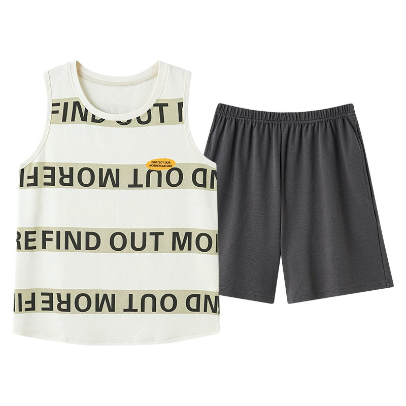 Gullei™ Sleeveless Shorts Pajamas Organic Cotton