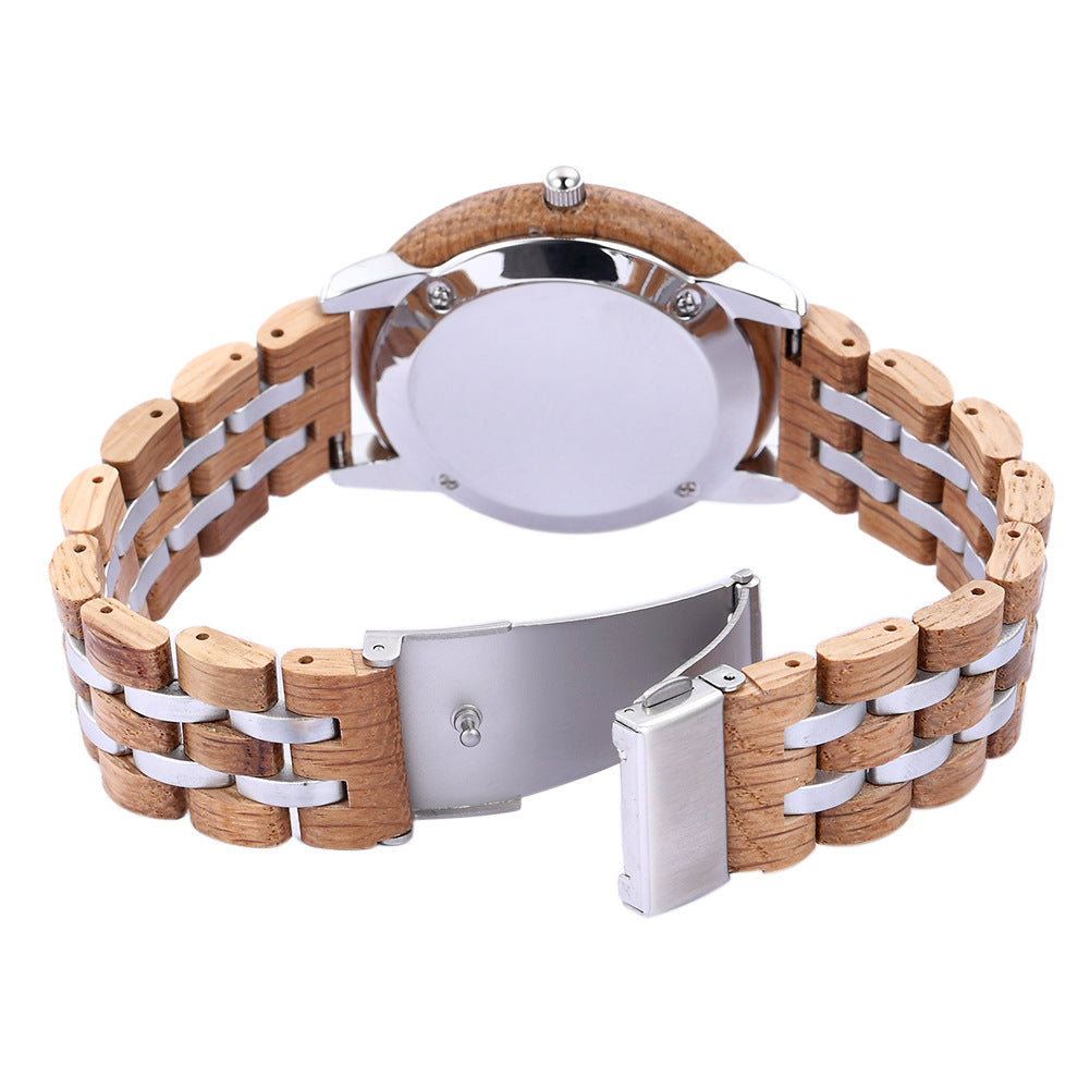 Matching Wooden Watches Set for Men and Women