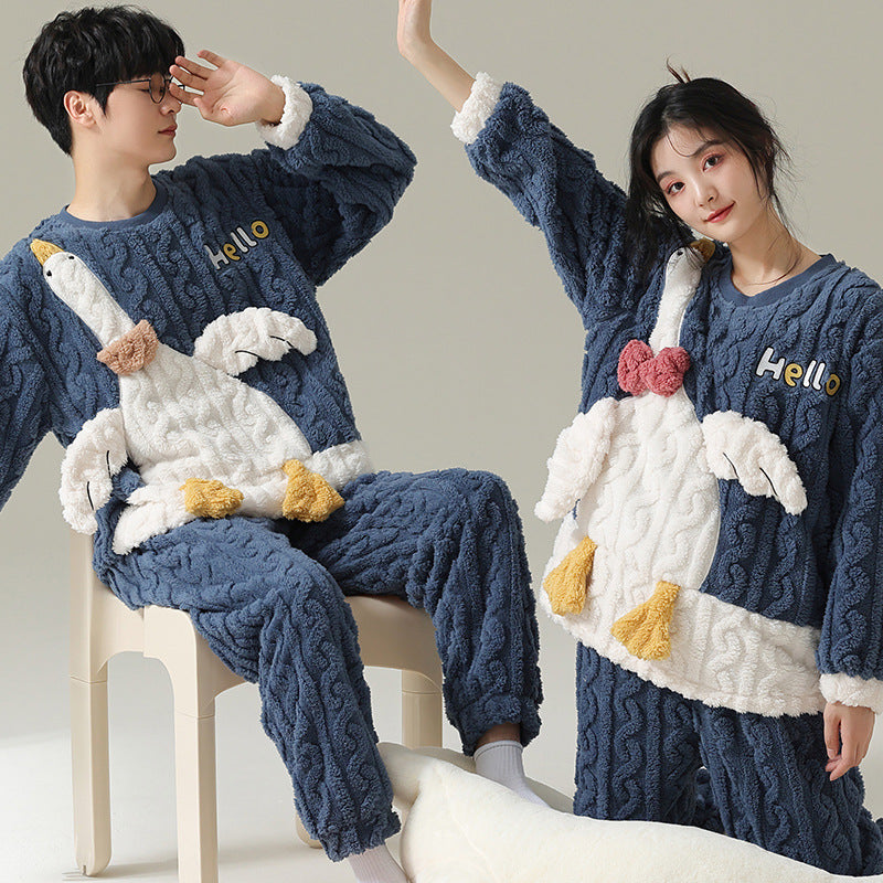 Matching Winter Pajamas Set for Couples