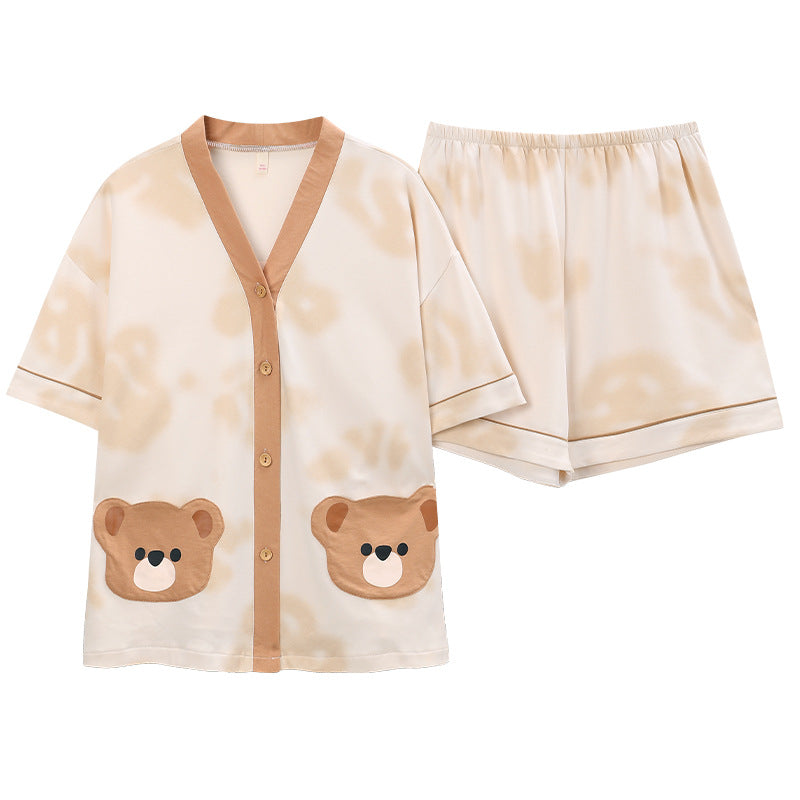 Bear Matching Family Summer Sleepwear 100% Cotton