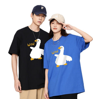 Matching Fashion Off Shoulder T-shirts Set for Couples