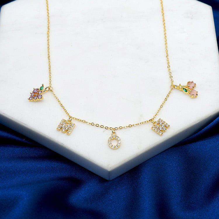 Mom Charms Hanging Letters Necklace Gift