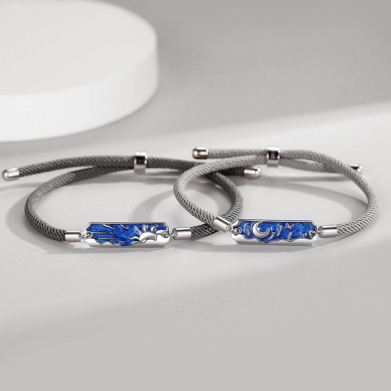 Sun Moon Promise Bracelets for Him and Her