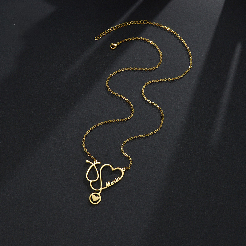Custom Name Necklace for Doctor