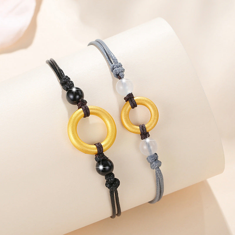 Engravable Matching Friendship Bracelets Set