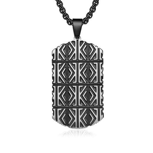 Custom Thick Chain Army Mens Necklace