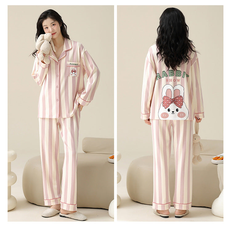 Cute Bear Matching PJs Nightwear Set for Married Couples