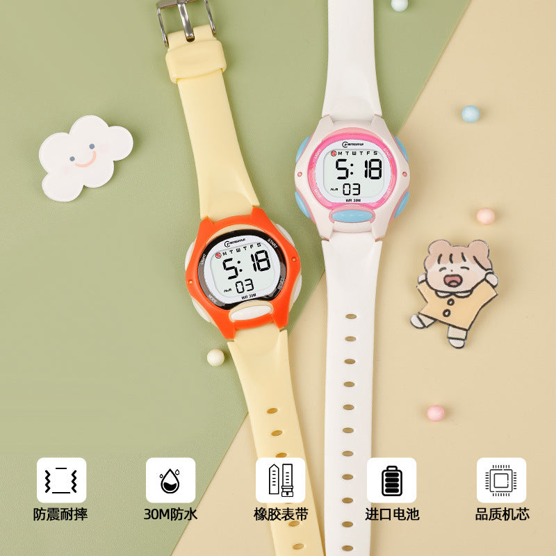 Waterproof Sports Matching Kids Watch Set for 2