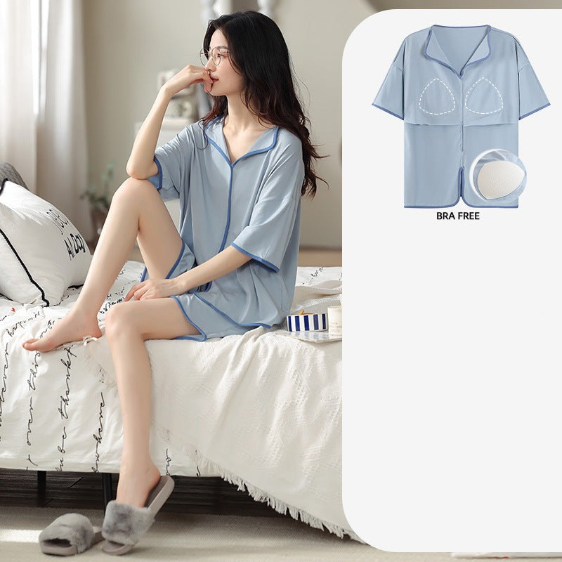 Two-Piece Romantic Summer Nightwear for Women