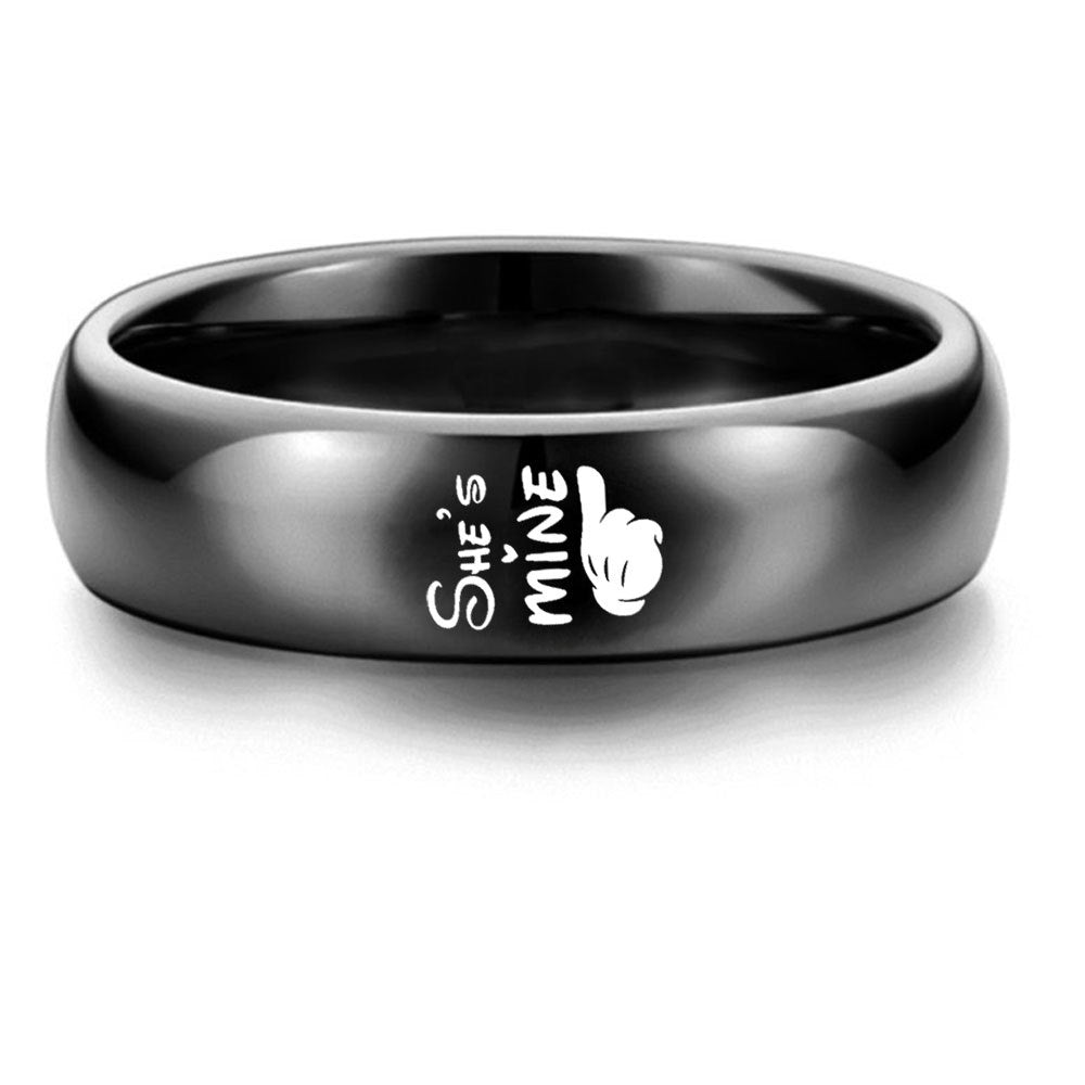 He's Mine She's Mine Matching Rings Set