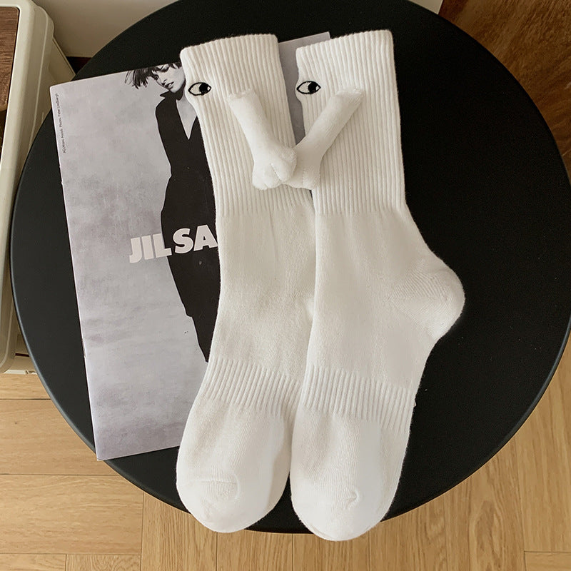 Fun Gifts for Couples Holding Hands Matching Socks 2 Pairs Set