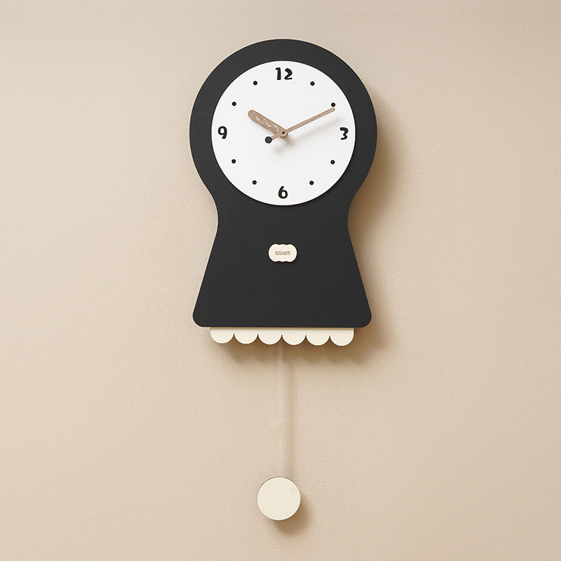 Kids Squid Silent Wall Clock – Pendulum or Table (Non-Ticking)