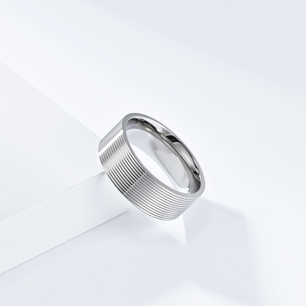 Custom Engraved Marriage Ring for Men